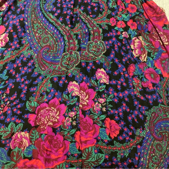 Vintage Plaza South Floral Paisley Dress | Size 2 | Golden Girls | 80s Ladies - Picture 10 of 10